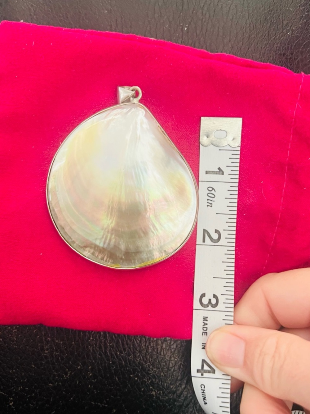 Iridescent Shell Pendant - Picture 10 of 11